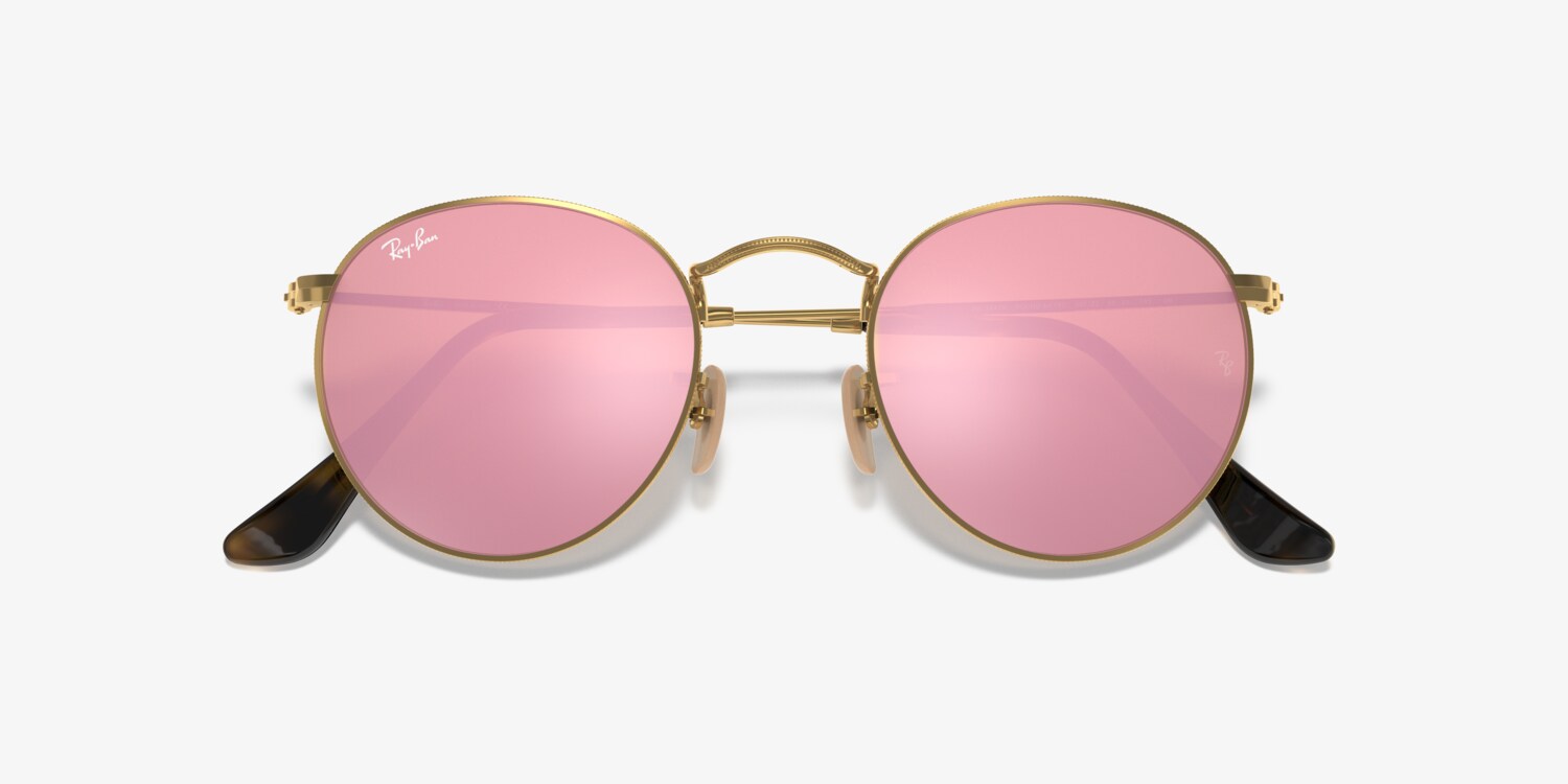 Ray-Ban RB3447N Round Flat Lenses Sunglasses | LensCrafters