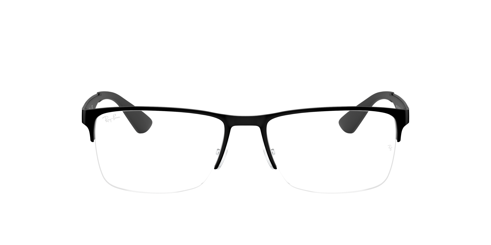 Ray Ban Vista Eyeglasses RX6336 w/Demo Lenses, Matte Black, 51 mm NEW Ray-Ban Black Square Eyeglass Frames for sale | eBay main image 4