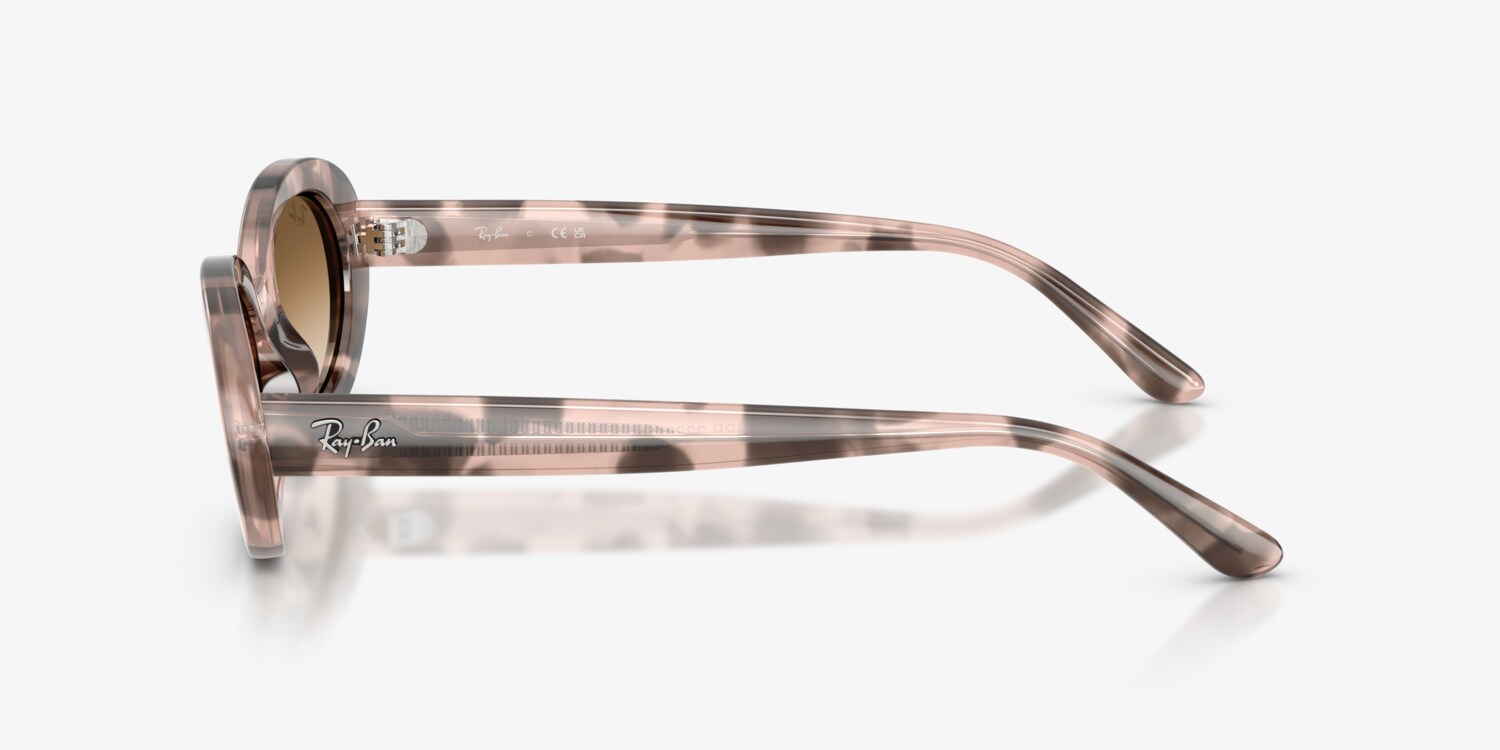Ray-Ban Tortoise Shell Sunglasses with Pink Lenses lupl03072_3.jpg main image 3