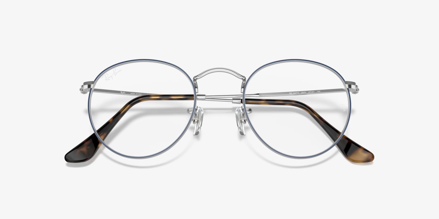 Ray-Ban RB3447V Round Metal Optics Eyeglasses | LensCrafters