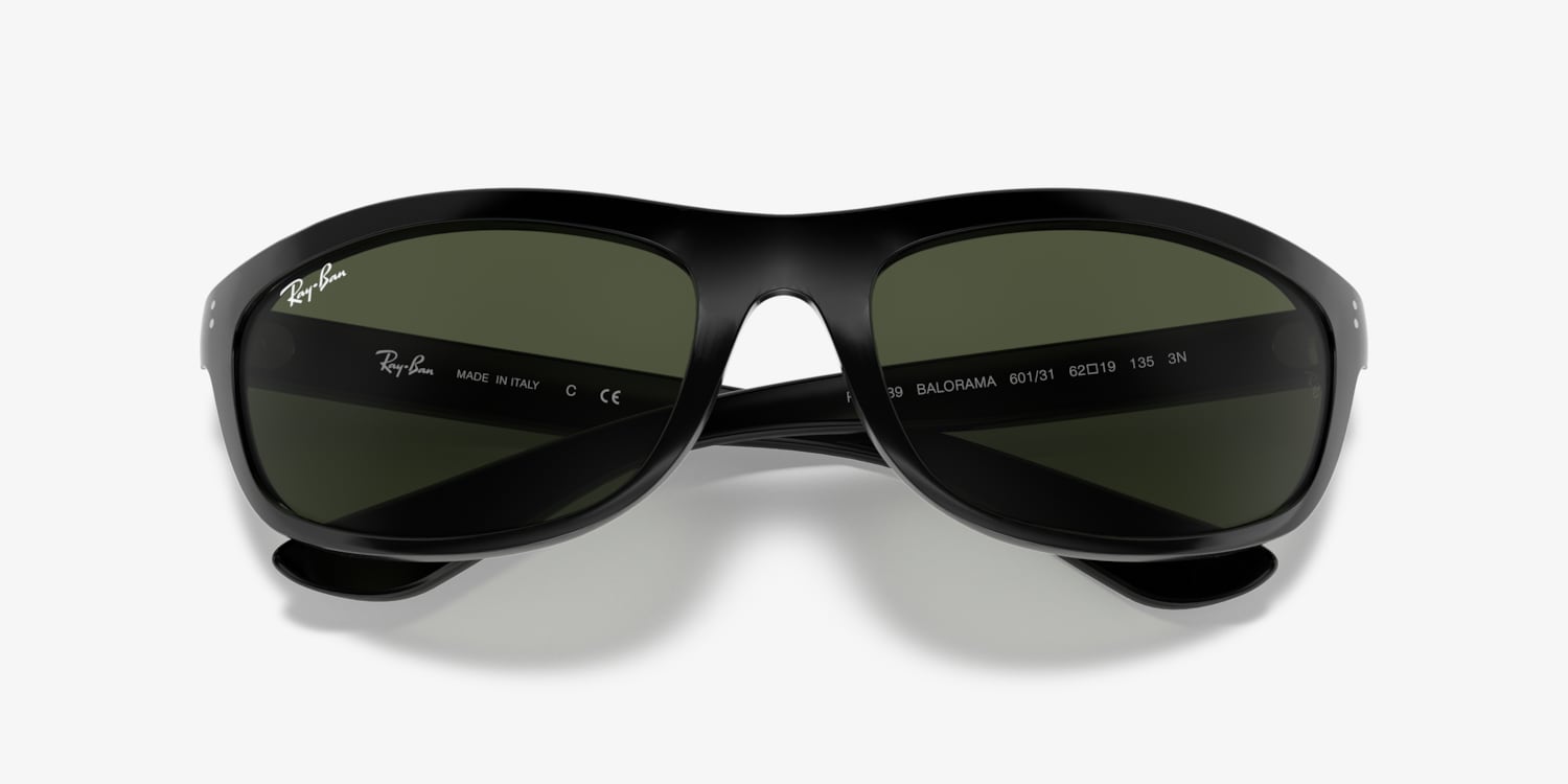 小物 Bausch & Lomb Ray-Ban Balorama USA Amazon.com: Ray-Ban Balorama RB4089 601/31 62MM Black/Green