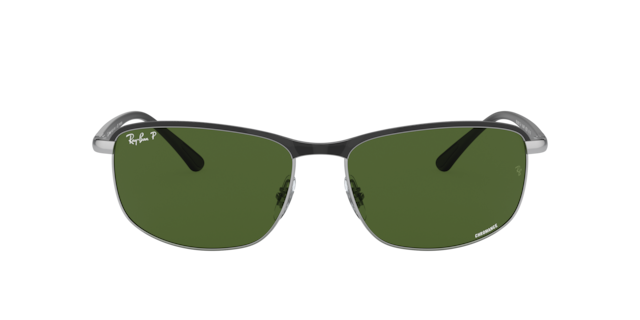 Ray-Ban Unisex Black On Silver