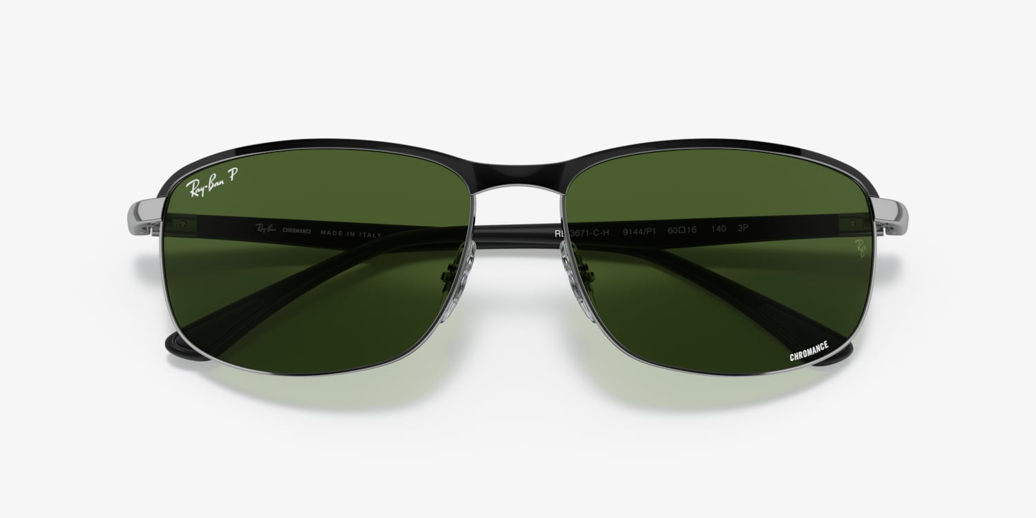 Ray-Ban サングラス RB3671CH 186/K8 Ray-Ban™ RB3671CH Square Sunglasses | EyeOns.com
