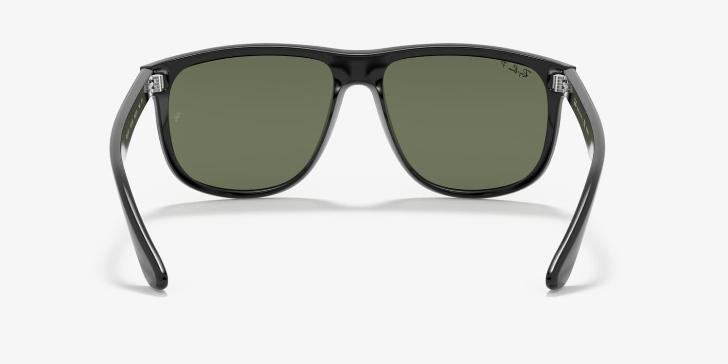 小物 Ray-Ban sunglasses square black RB4147 Ray-Ban Boyfriend Series Polarized Green Rectangular Men's