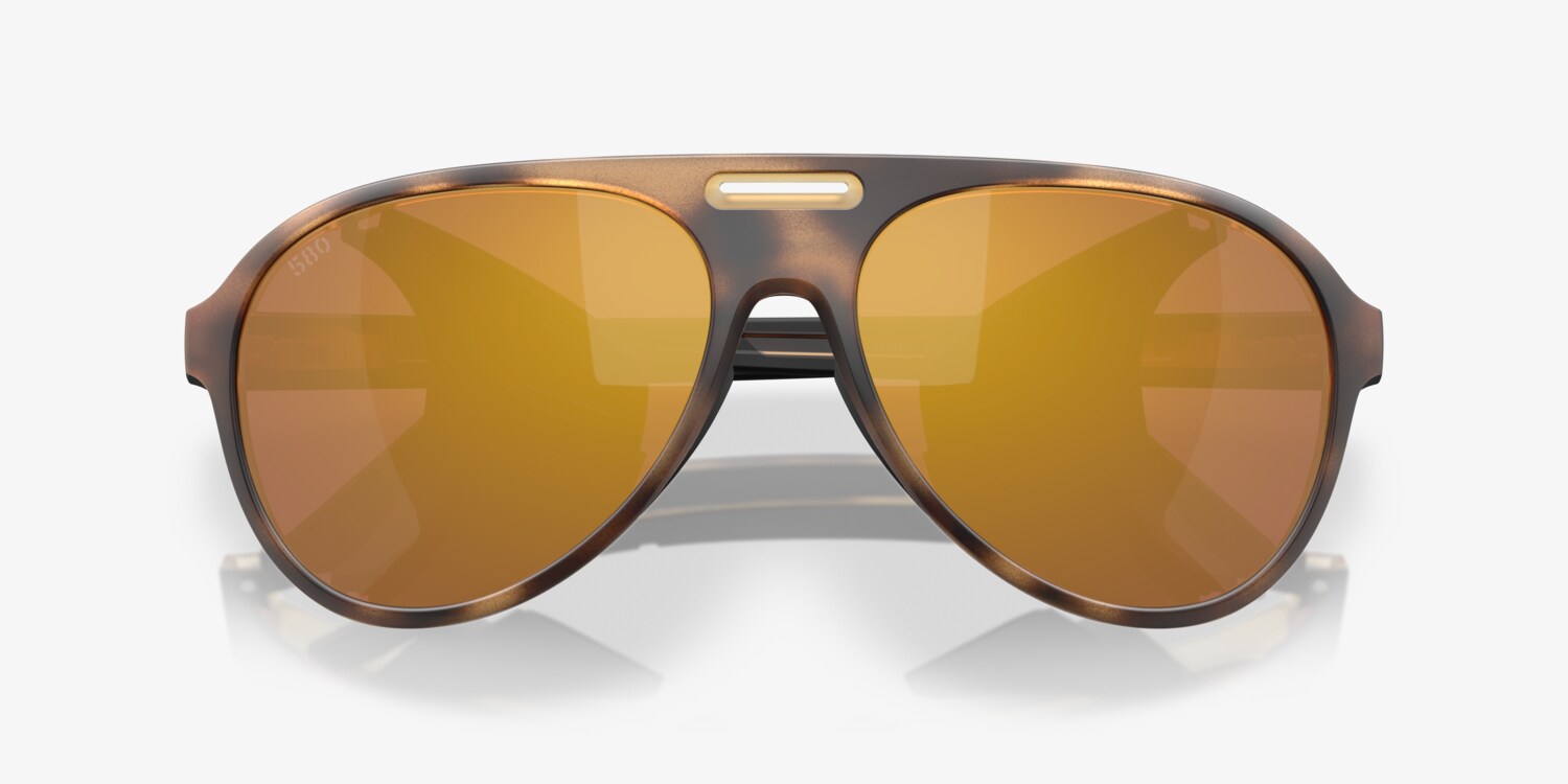 Costa brown and Orange Sunglasses Costa Del Mar Rincon Unisex Polarized Sunglass Black Brown  main image 2