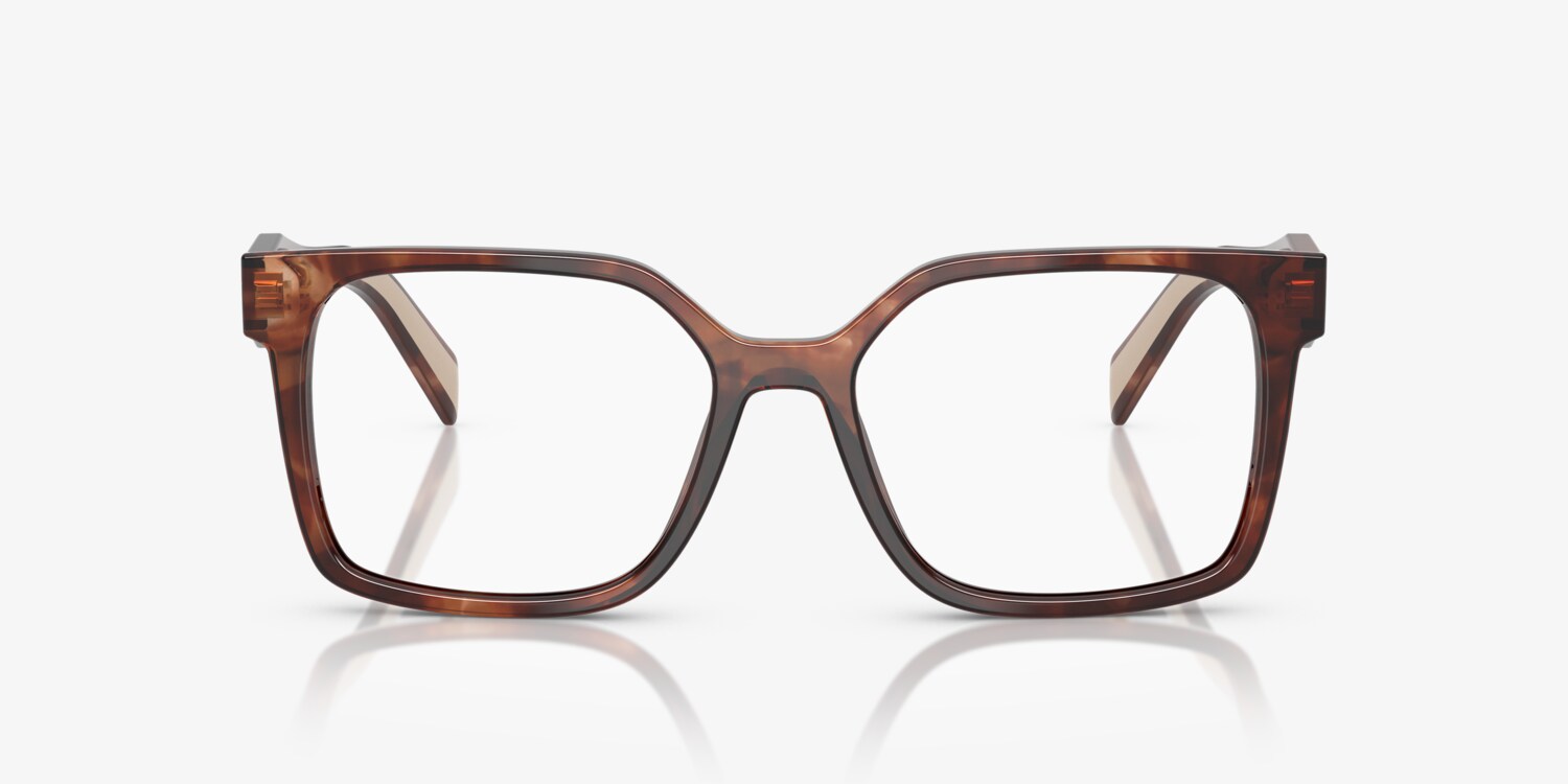 Prada VPR 03W Havana Prescription Eye Glasses Prada PRADA PR 03WV Pink Havana 53/16/140 women Eyewear  main image 3