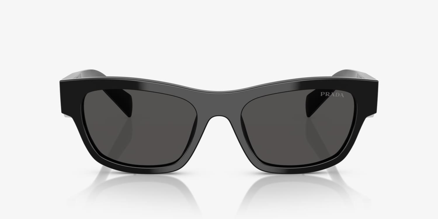 【竜頭蛇尾】PRADA Limless Sunglasses 0400020858735_MATTEBLACKLILAC?