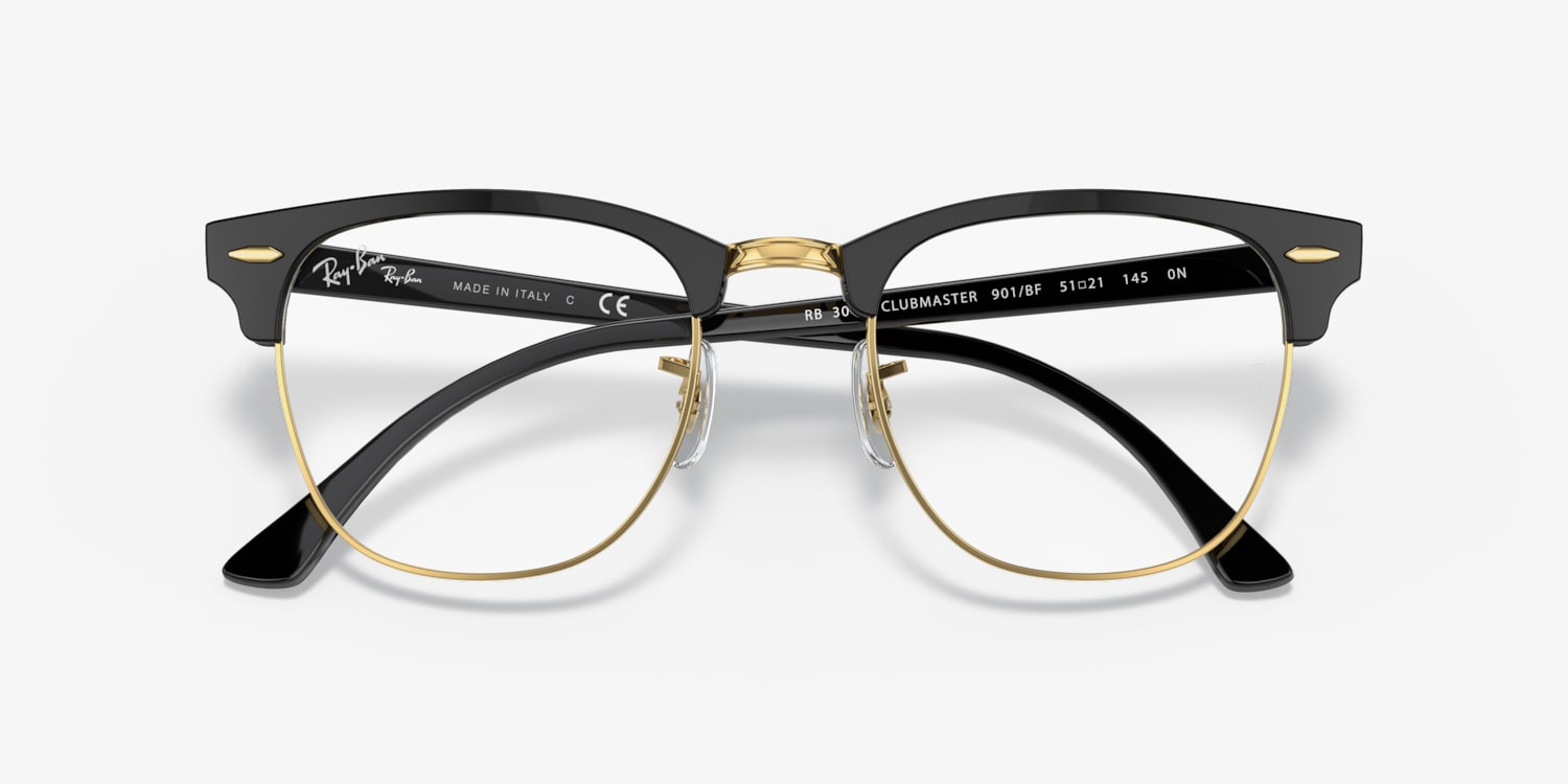 Ray-Ban Clubmaster RB3016 1354/3F 51□21 Ray-Ban RB3016 Clubmaster Classic Sunglasses | LensCrafters