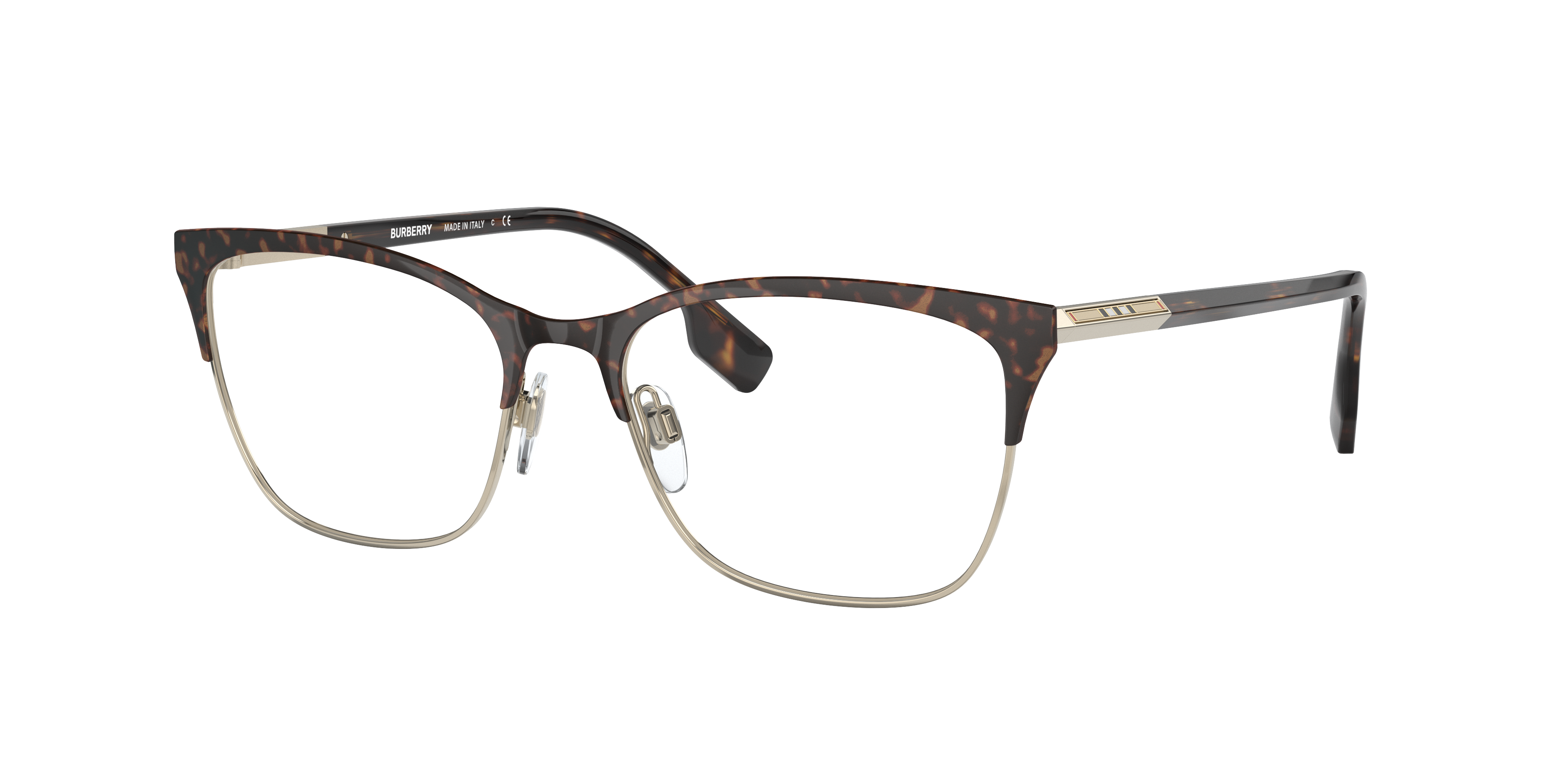 BURBERRYメガネ Icon Stripe Sunglasses in Black - Men | Burberry® Official