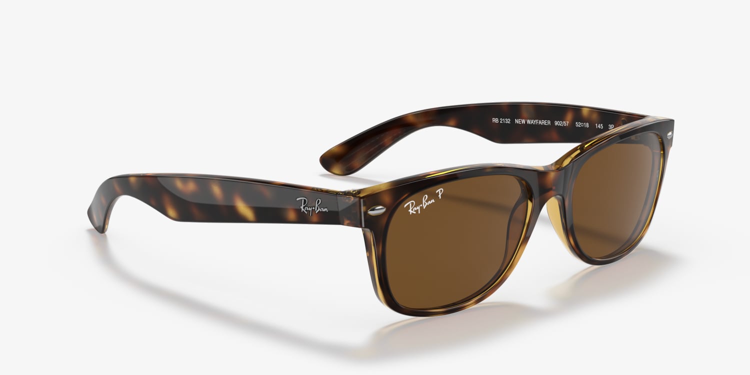 Ray-Ban RB 2132 NEW WAYFARER トータス Ray-Ban RB2132 New Wayfarer Classic Sunglasses | LensCrafters