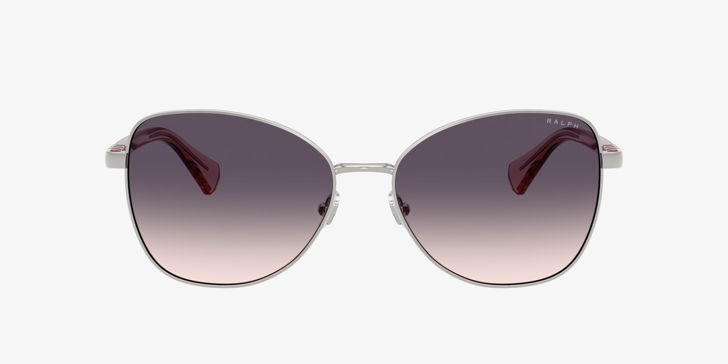 NWOT Ralph Lauren Purple Round Medium Large Sunglasses Heritage Round Glasses with Sun Lenses | Ralph Lauren main image 2