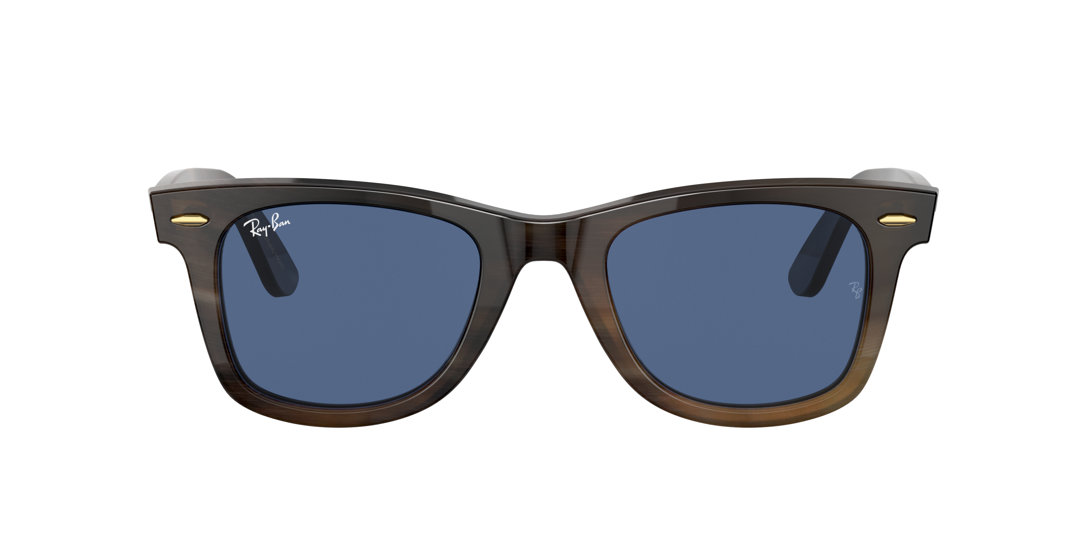小物 Ray-Ban  Wayfarer Ray-Ban Wayfarer RB2140 64954E Black Sunglasses - eye-oo.com