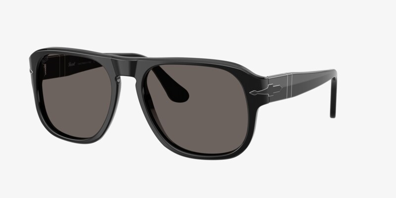 COPY - Persol Universal Polarized Sunglasses Persol PO3292S S (50 - 21) with Green lenses and Black frame  main image 3