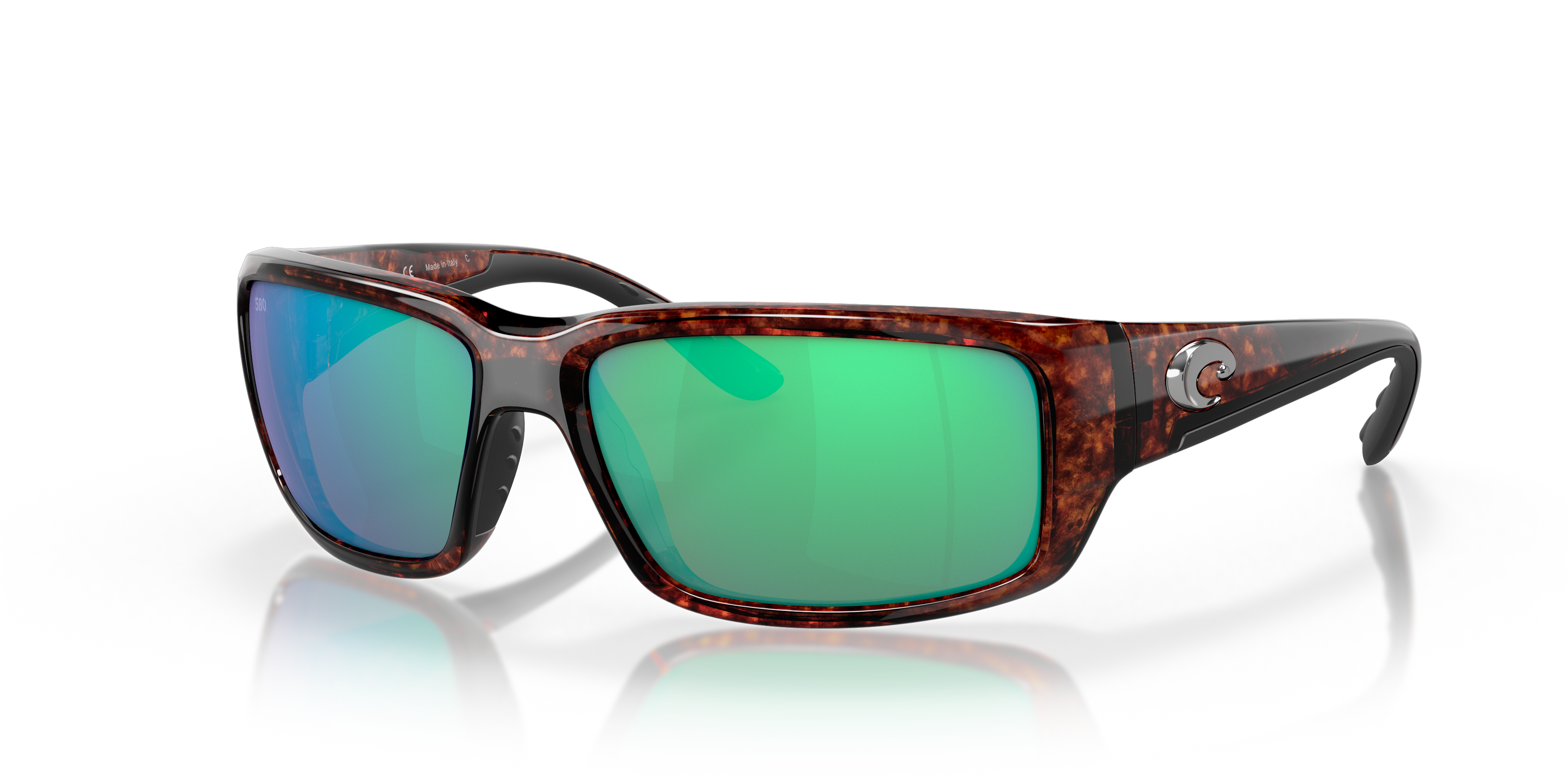 Costa Fantail 6S9006 長方形サングラス メンズ + バンドル デザイナー iWear アイウェアキット付き, 01 ブラックアウト / グレー 580p 偏光, 59 並行輸入品