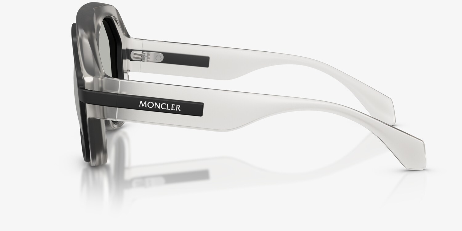 Moncler Lunettes Sunglasses W/Case small-medium Moncler Lunettes® - Contrast (ME8010) Sunglasses | Specs  main image 2