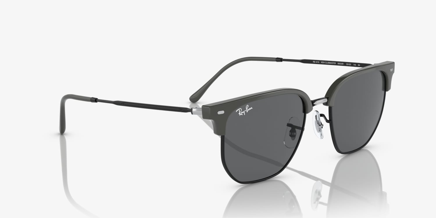 【ほぼ新品】 RayBan RB4416 Amazon.com: Ray-Ban RB4416 New Clubmaster Square Sunglasses