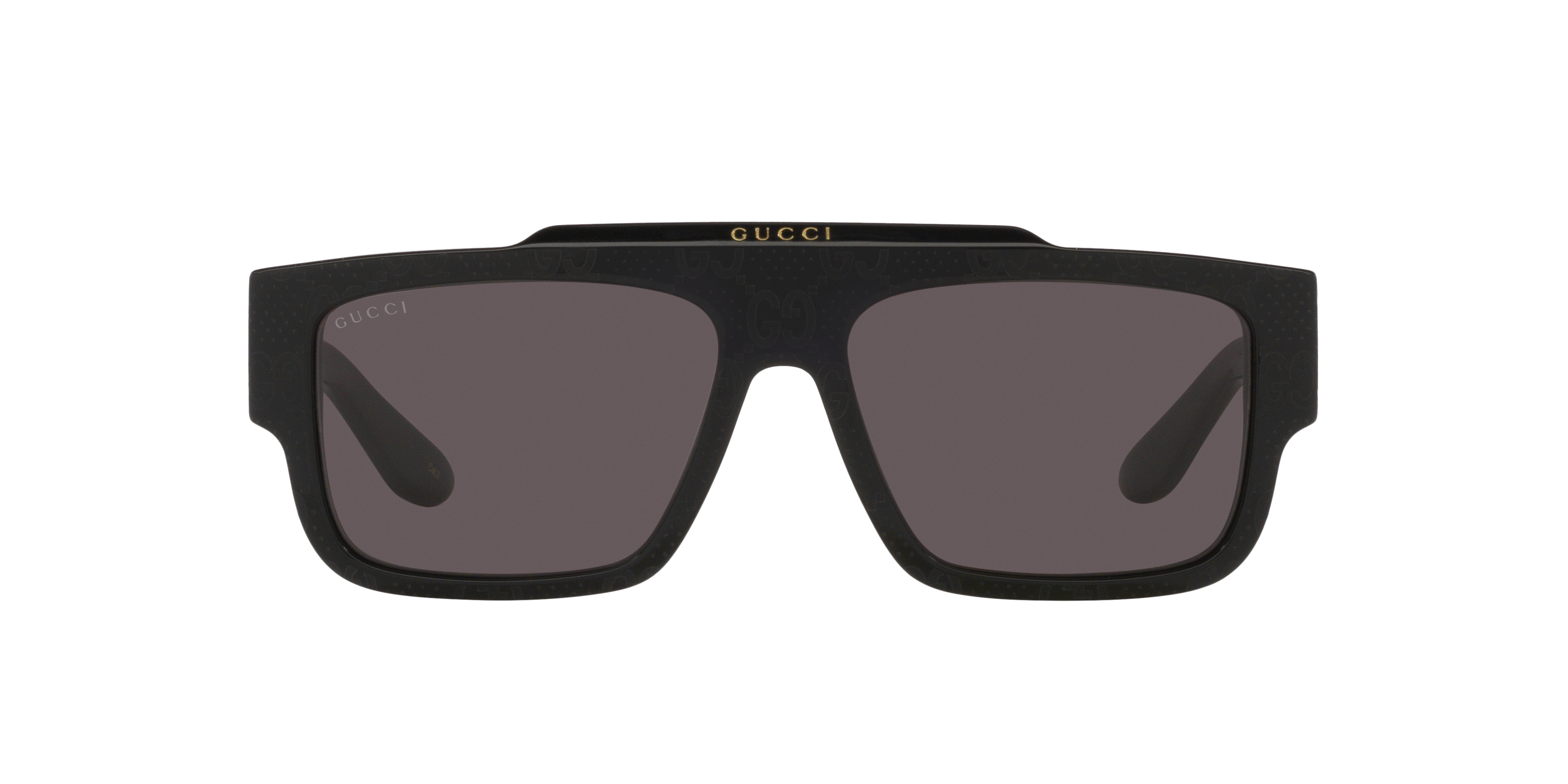 GUCCI サングラス Rectangular frame sunglasses in gold-toned metal | GUCCI® US