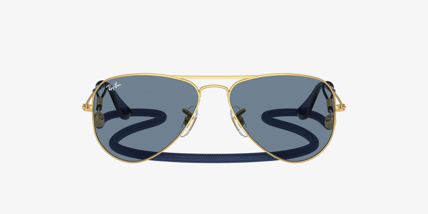 ✨ NEW Authentic Ray-Ban Youngster 56MM Aviators ✨ NEW AVIATOR Sunglasses in Gold and Silver/Brown - RB3625  main image 3