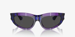 Burberry B4015 Black Purple Sunglasses Frames 59-17-125 Made Italy E2 Amazon.com: BURBERRY Sunglasses BE 4358 346481 Knight Matte  main image 2
