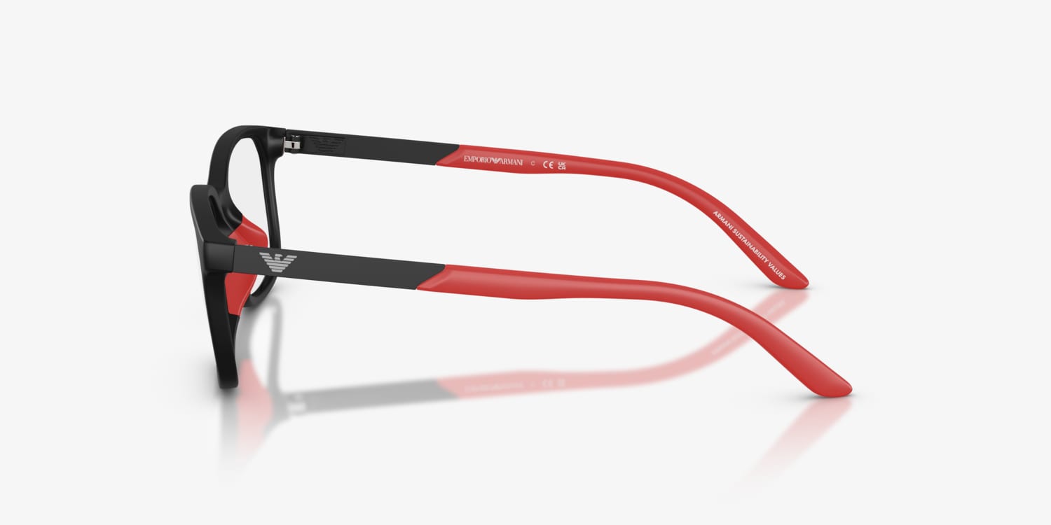 EMPORIO ARMANI イタリア製　メガネ　レッド Emporio Armani EK3008U Eyeglasses | LensCrafters