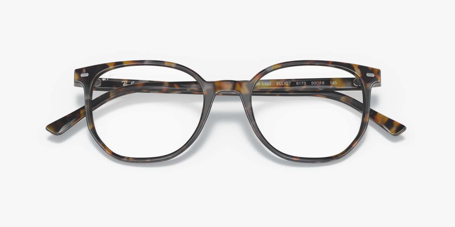 Ray-Ban 5397F ELLIOT ライトブルー Ray Ban #5397F 'Elliot' Prescription Glasses – California