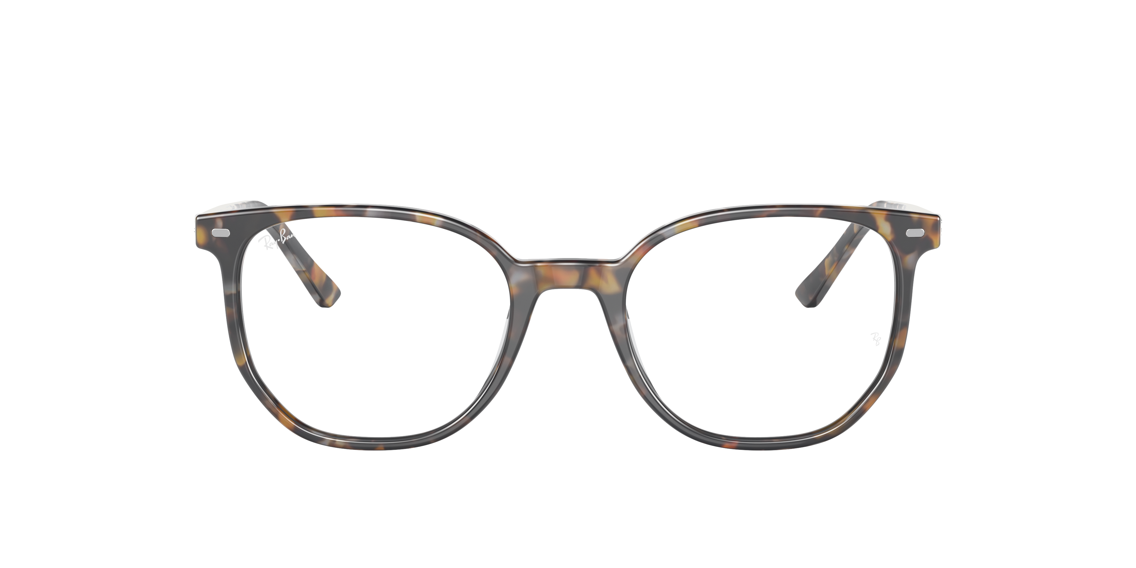 Ray-Ban 5397F ELLIOT ライトブルー ELLIOT OPTICS Eyeglasses with Blue On Transparent Blue Frame