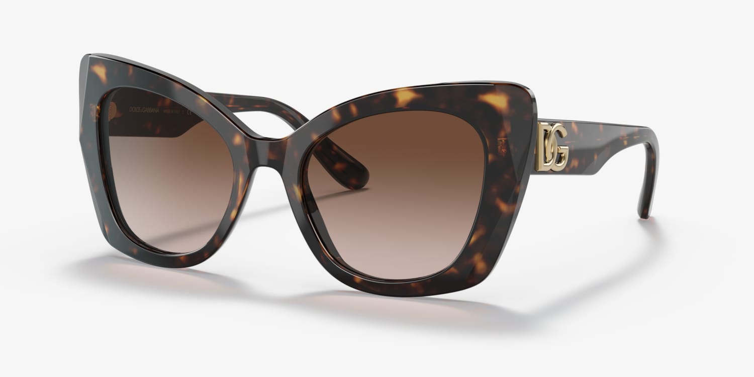 【美品】DOLCE&GABBANA キャット サングラス ブラウン系 激レア 中古・古着通販】DOLCE & GABBANA (ドルチェ＆ガッバーナ