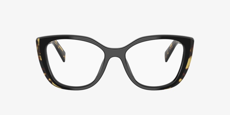 小物 archive PRADA llic Eyewear PRADA SYMBOLE PRA19V Black Triangle Logo Iconic Eyeglass Optical