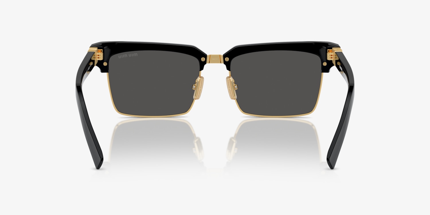 MIU MIU ブラウス Miu Miu MU 50WV 1BC1O1 Silver Eyeglasses for Woman