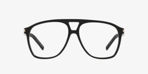 saint laulent クラヴァット　黒×白 Saint Laurent SL Logo Sunglasses 57mm in Sil|Gray - SL 796 VINCENT-002