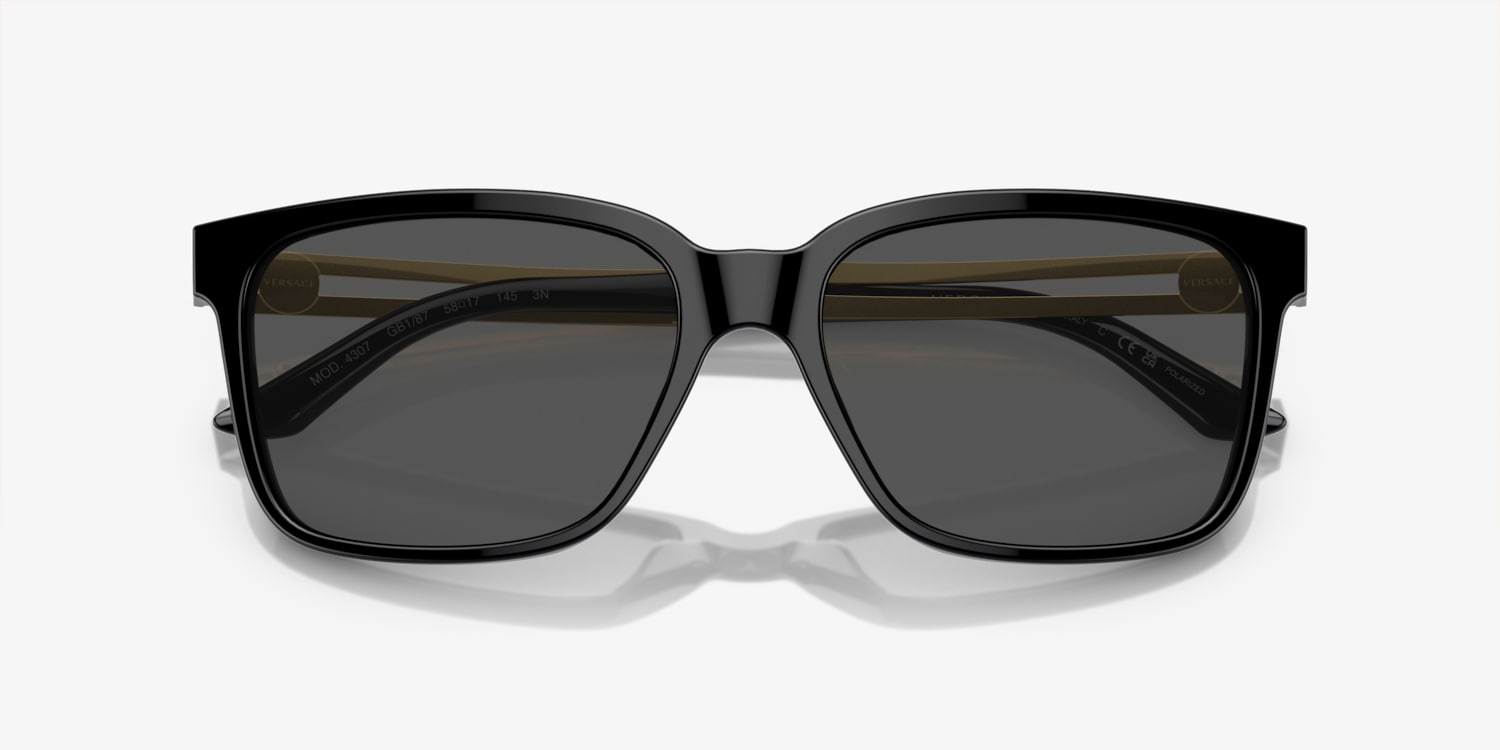 VERSACE ヴェルサーチ サングラス メデューサ MOD4307 黒ブラック Amazon.com: Versace VE4307 58mm Non-Polarized Square