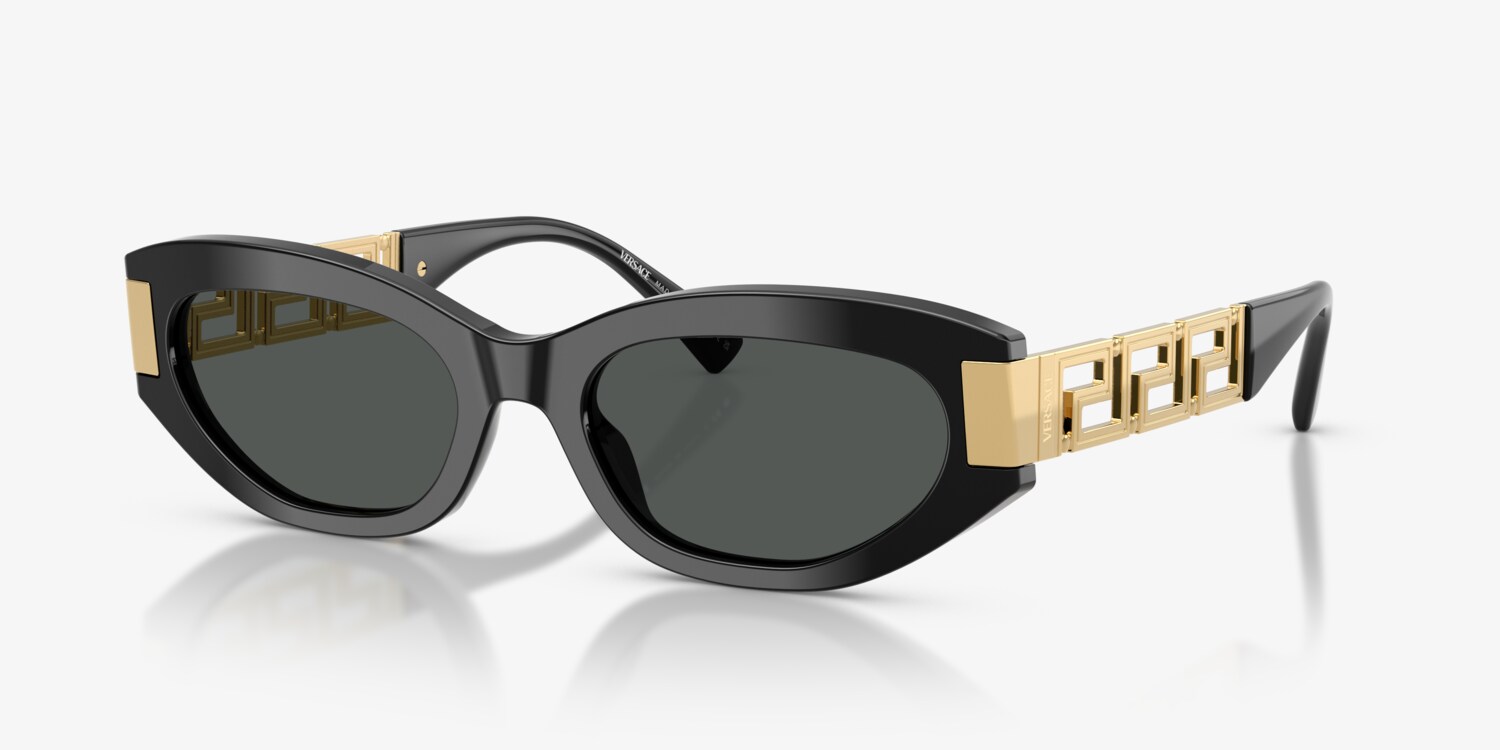 - NEW VERSACE Logo Cat Eye Sunglasses AX1 Versace 55MM Cat-Eye Sunglasses | Saks Fifth Avenue main image 3