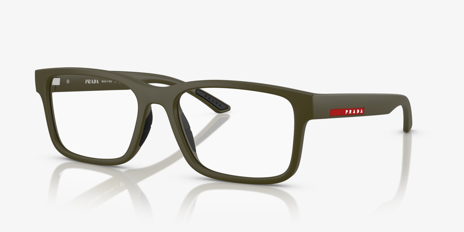 Prada Vpr 01M Eyeglasses Prescription Carbon Fiber Frames RARE Unisex Prada VPR 03X 1AB-101 Black Square Eyeglasses Frames 51-17  main image 4