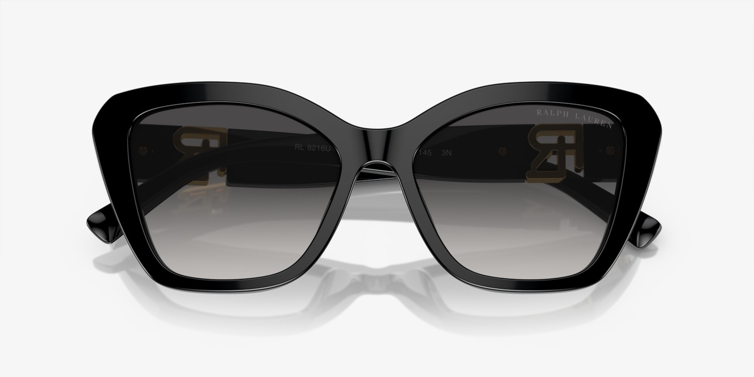 小物 RALPH LAUREN Oval Sunglasses Y2K Black s7-1483272_lifestyle?$rl_4x5_zoom$