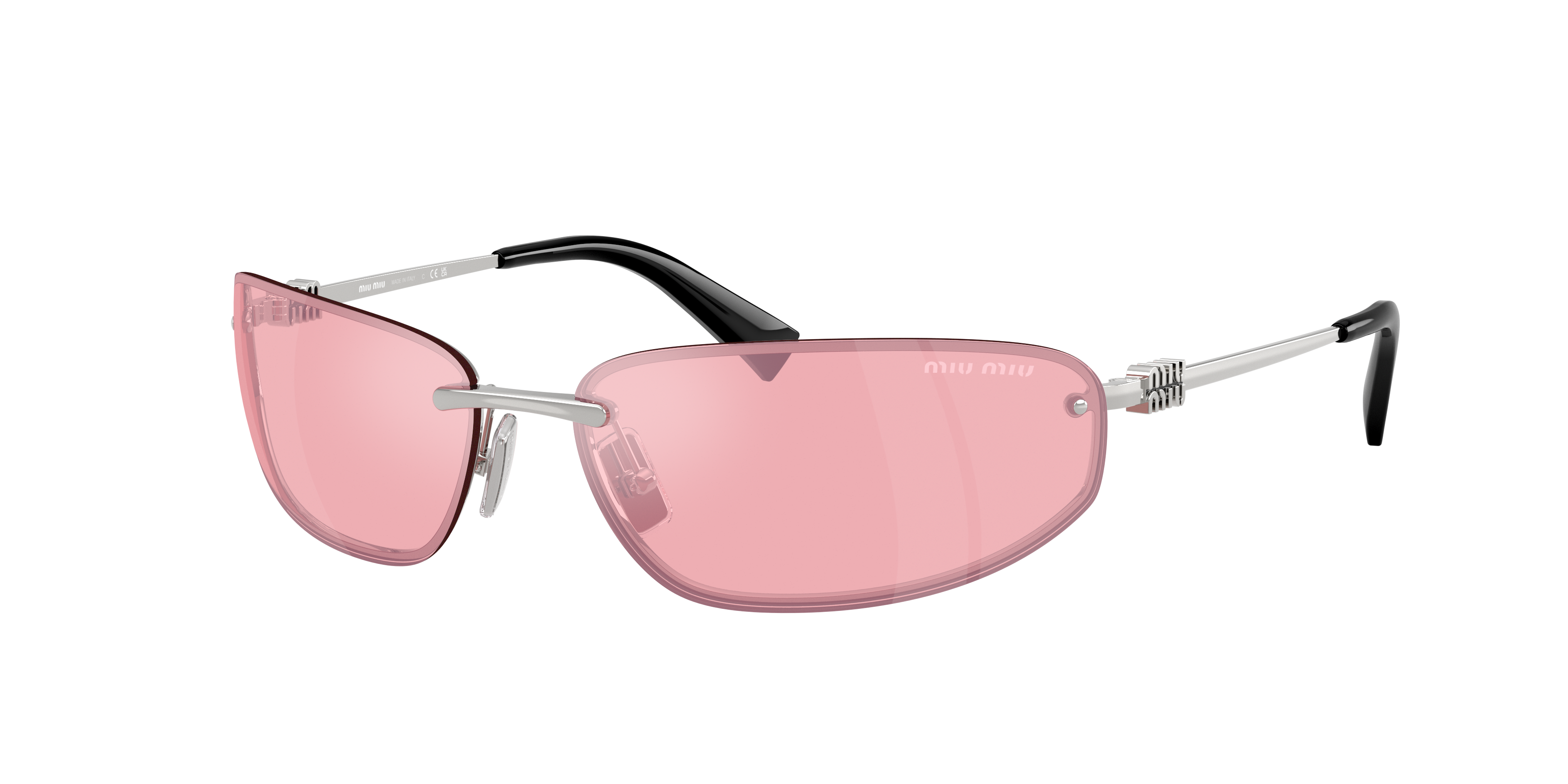 miu☆S Miu Miu MU 07YS L (53 - 18) with Grey lenses and Black frame