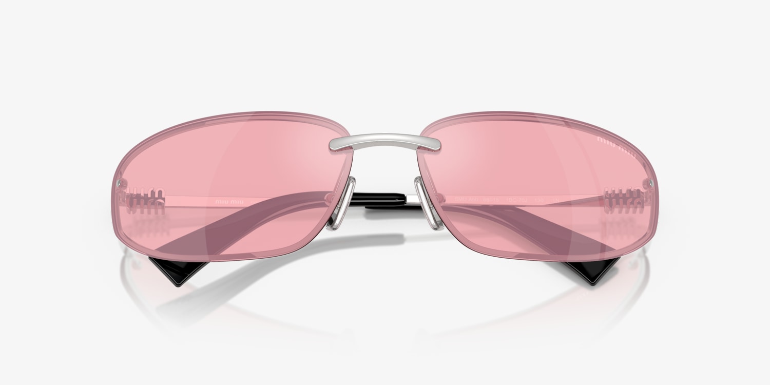 【Miu♡】 Miu Miu MU 04ZS S (50 - 18) with Red lenses and Tortoise