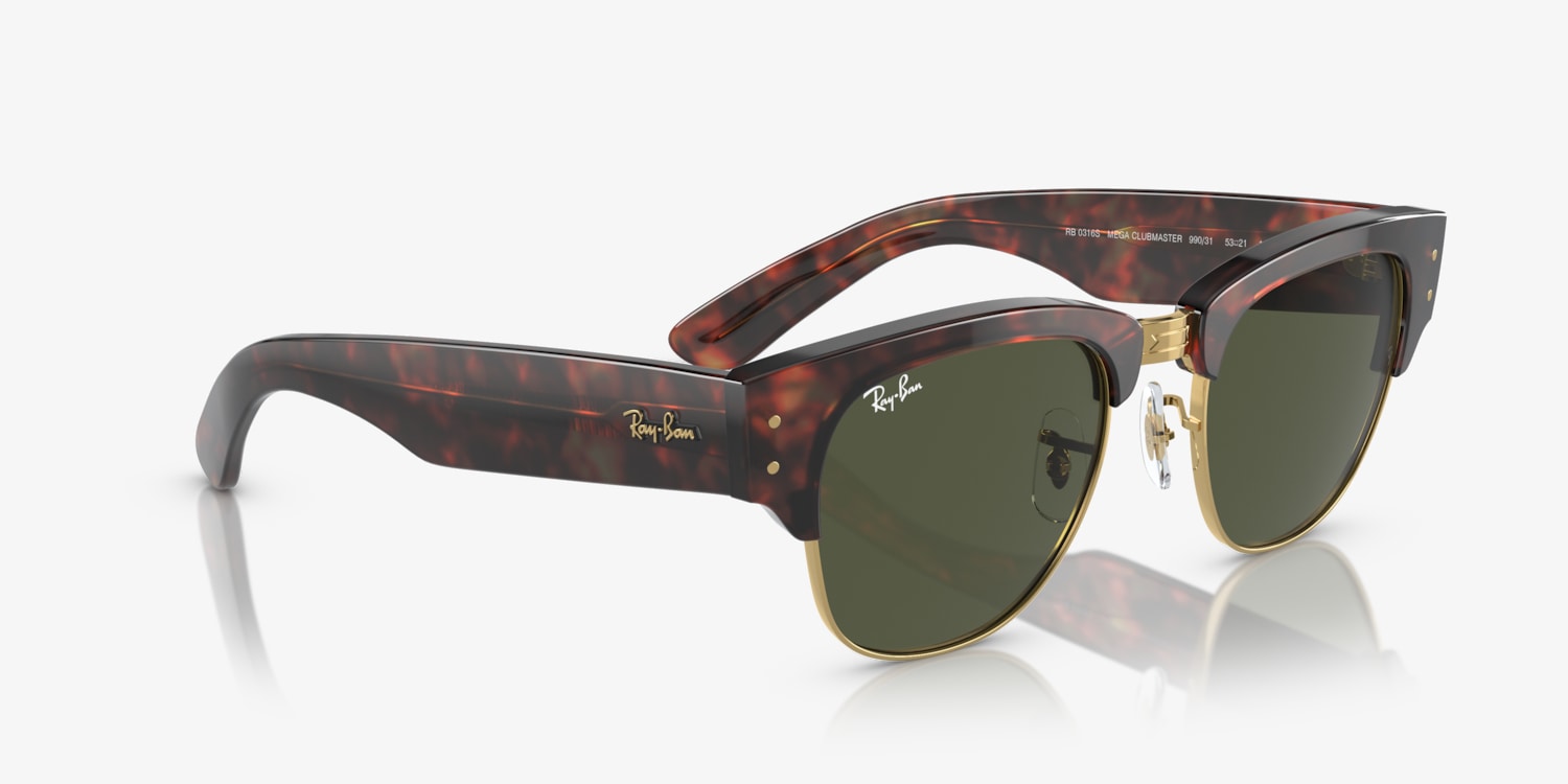 ★Ray-Ban RB0316S MEGA CLUBMASTER 偏光★ Ray-Ban RB0316S Mega Clubmaster Sunglasses | LensCrafters