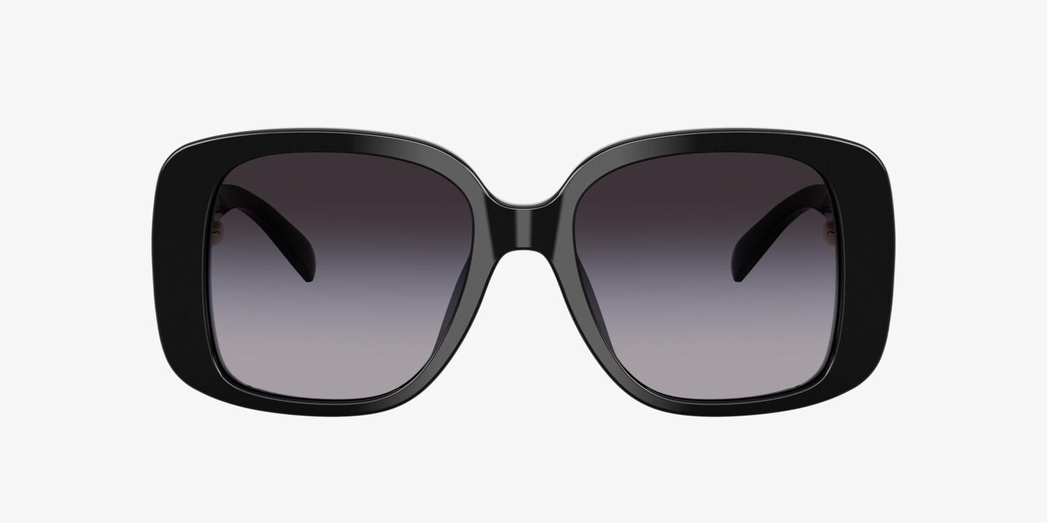 Tory Burch 56mm Sunglasses Case is a little compromised from direct Sun in car. Tory Burch TY7215U Cat-Eye Sunglasses | Neiman Marcus main image 2