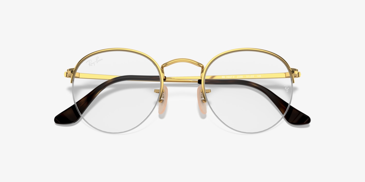 Ray-Ban RB3947V Round Gaze Eyeglasses | LensCrafters