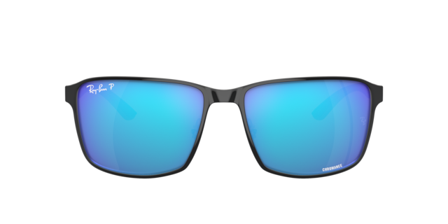 Ray-Ban Unisex Black On Silver