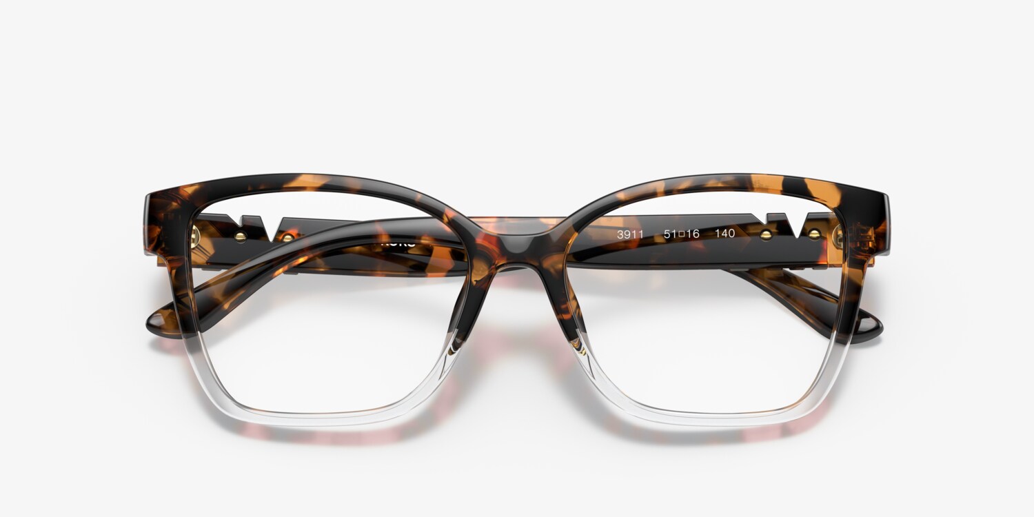 NEW MICHAEL KORS women\'s mk4094u cat eye eyeglasses in tortoise fade clear Amazon.com: Michael Kors MK4094U Karlie I Universal Fit  main image 3