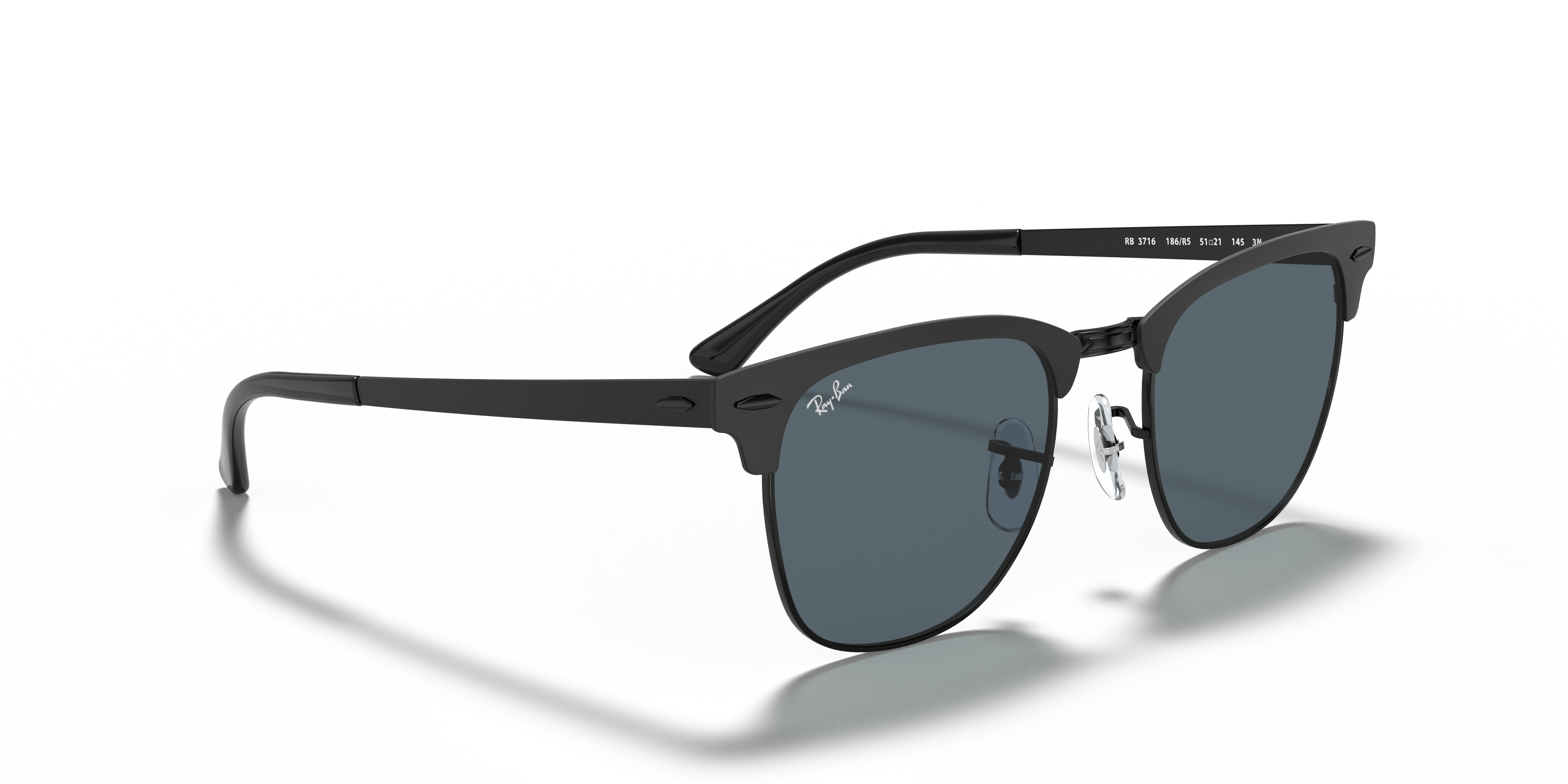 RB3716 Clubmaster Metal