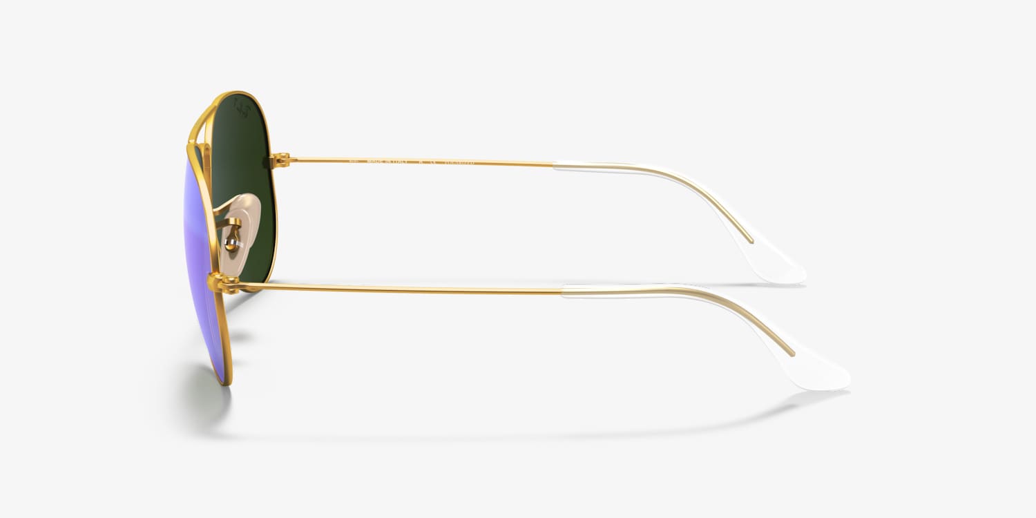Ray-Ban RB3025 Aviator Flash Lenses Sunglasses | LensCrafters