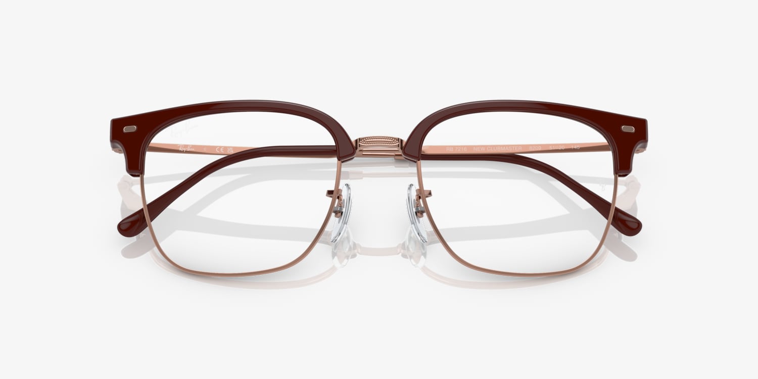 Ray-Ban RB7216 New Clubmaster Optics Eyeglasses | LensCrafters