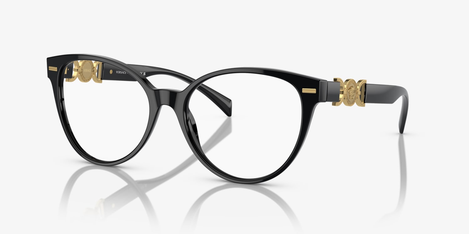 うさページ Versace™ VE3369 Irregular Eyeglasses | EyeOns.com