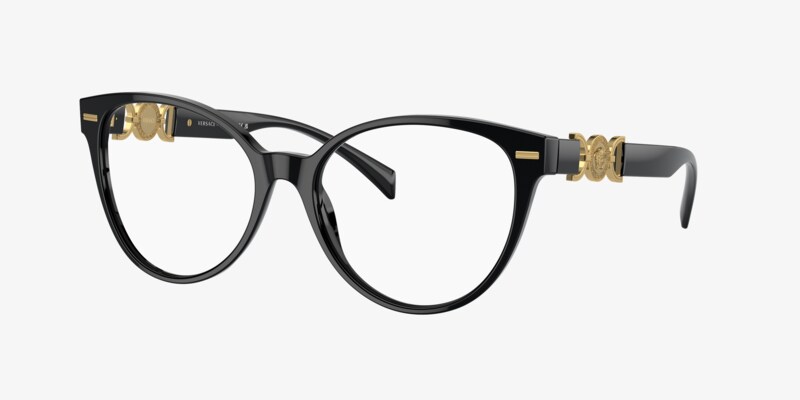 Versace Eyeglasses Eye Glasses Frames Mod 3144 884 53-16-135 Classic Top Glasses | VERSACE US main image 2