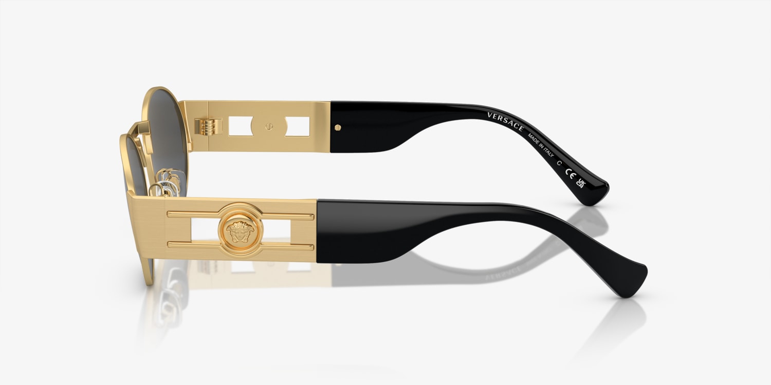 VERSACE classic サイズ46 Versace VE2266 M (64 - 11) with Grey lenses and Gold frame