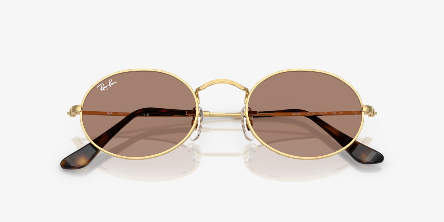 Ray-Ban RB3547 Oval Metal Summer Capsule Sunglasses
