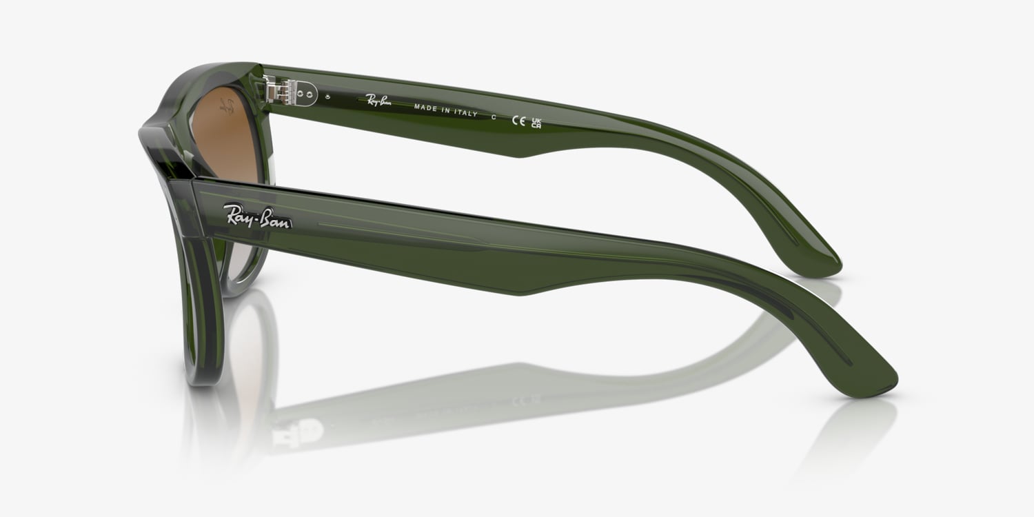 Ray-Ban Wayfarer Reverse サングラス RB502S Amazon.com: Ray-Ban RBR0502S Wayfarer Reverse Square
