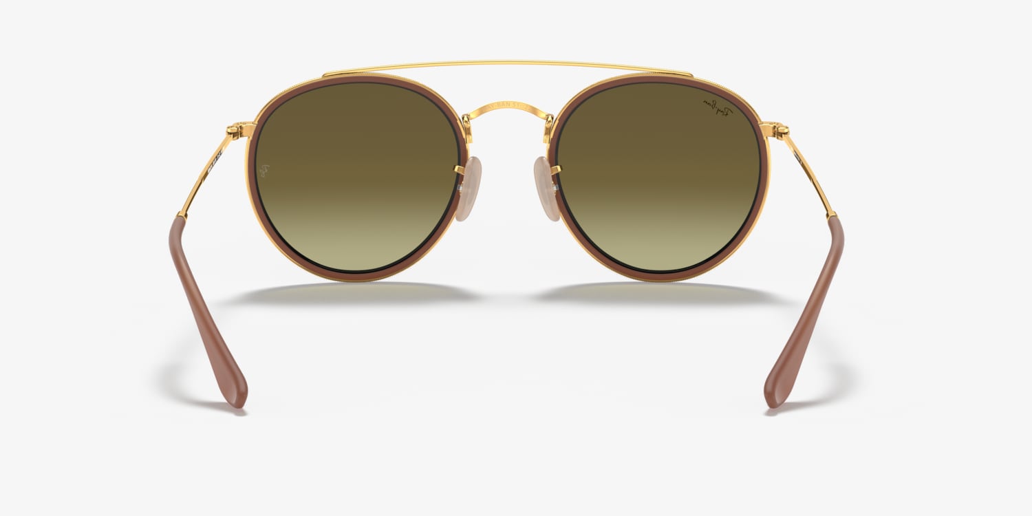 Ray-Ban サングラス　RB3647N Ray-Ban RB3647N Round Double Bridge Sunglasses | LensCrafters